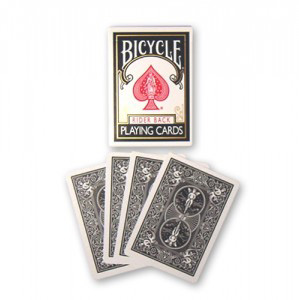 смотреть Карты Bicycle Rider Back черные Карты Bicycle Rider Back черные картинка
