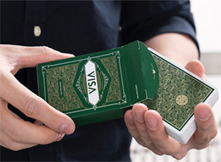  Visa Playing Cards (Green) 