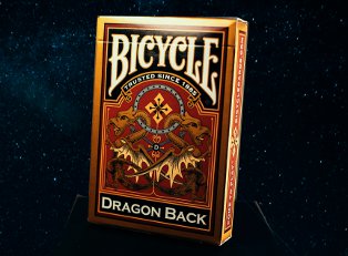  Bicycle Dragon Back Gold 